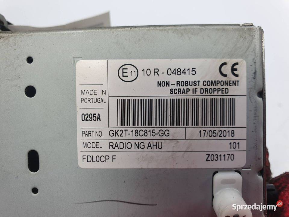 RADIO FORD TRANSIT MK8 GK2T18C815GG kujawsko-pomorskie