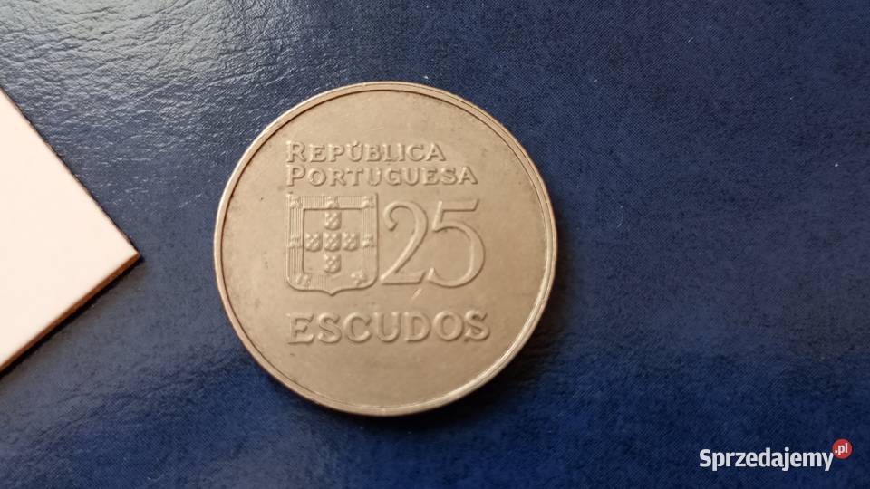 Stare monety 25 eskudo 1980 Portugalia Lesko sprzedam