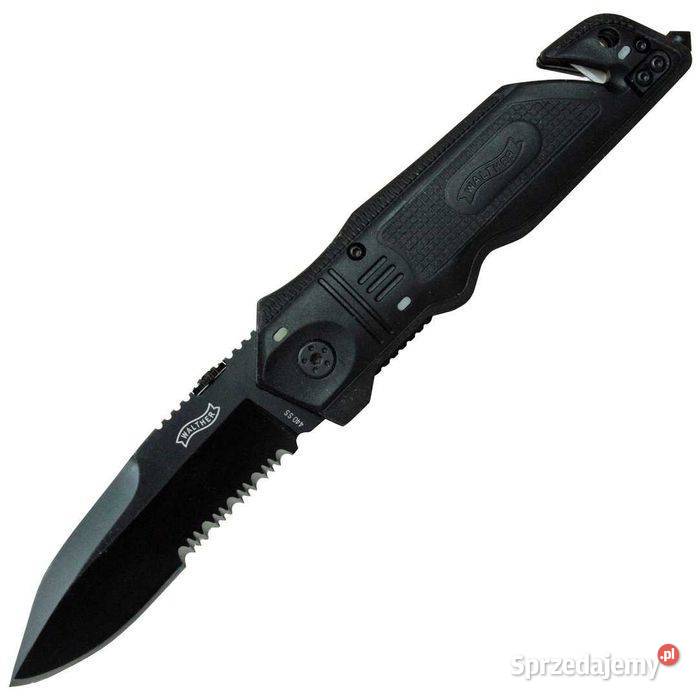 Nóż taktyczny Walther 50728 ERK ratunkowy zbijak Kozienice