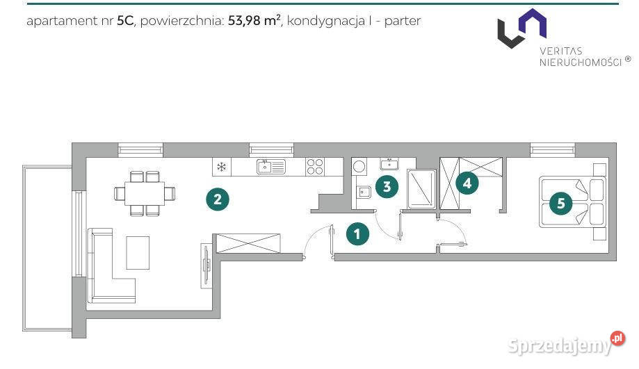 Mieszkanie 5322m2 2pokojowe BielskoBiała 53.22m2 śląskie