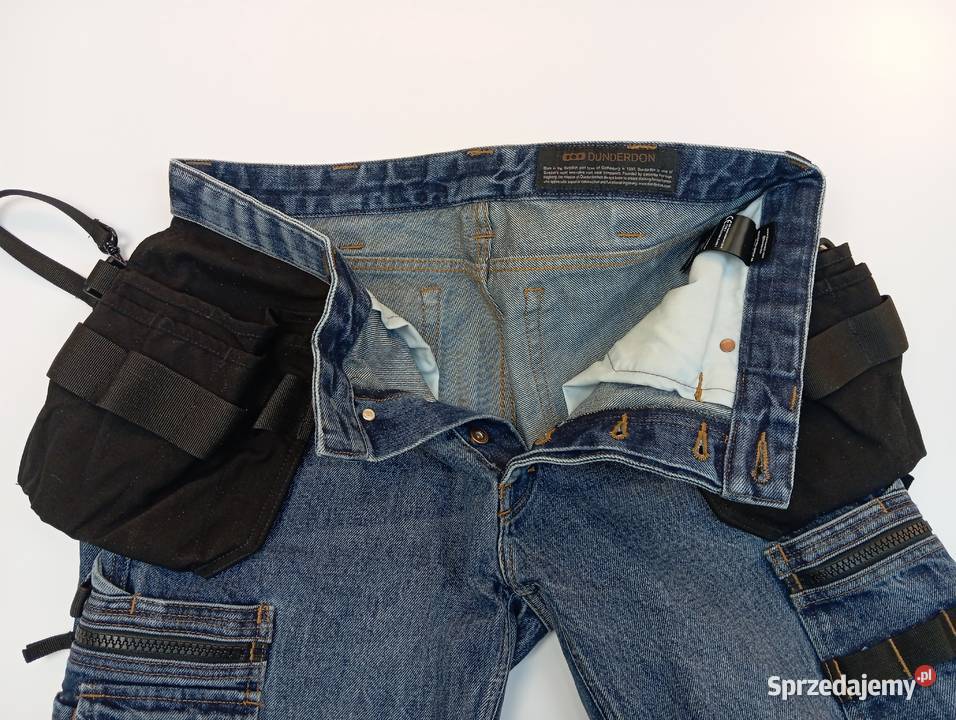 Nowe spodnie robocze Dunderdon Workwear gruby śląskie