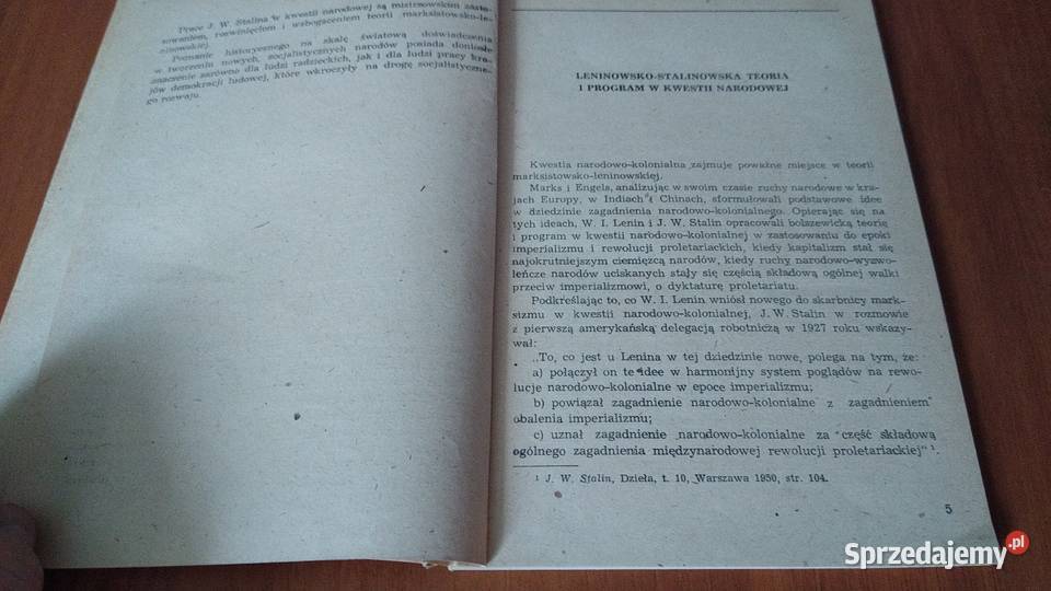 Powstanie i rozwój narodów socjalistycznych w sprzedam