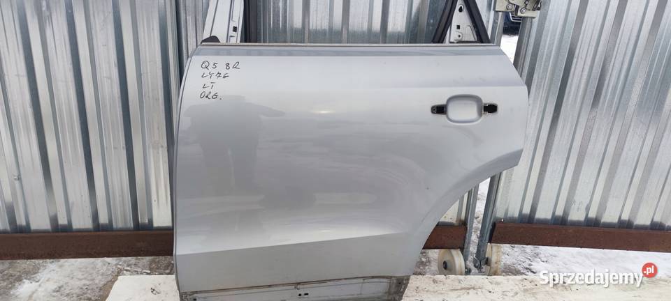 DRZWI LEWY TYŁ AUDI Q5 8R LX7V ORYGINAŁ 20082016 Przystajń