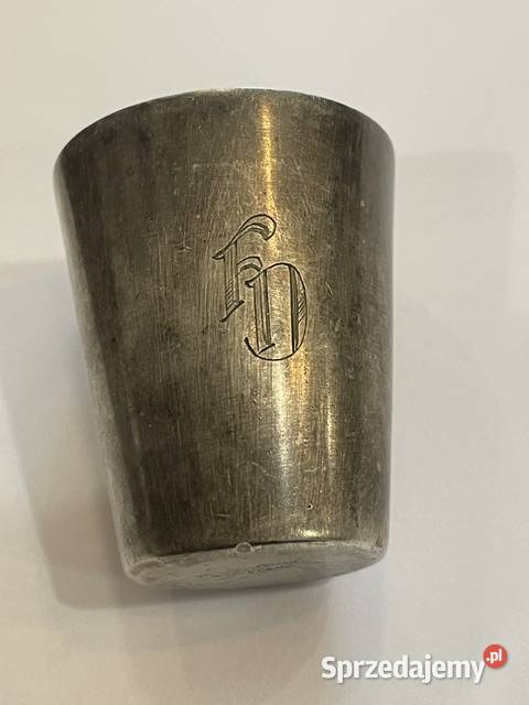 Posrebrzany kielich Wellner III Rzesza małopolskie Kraków