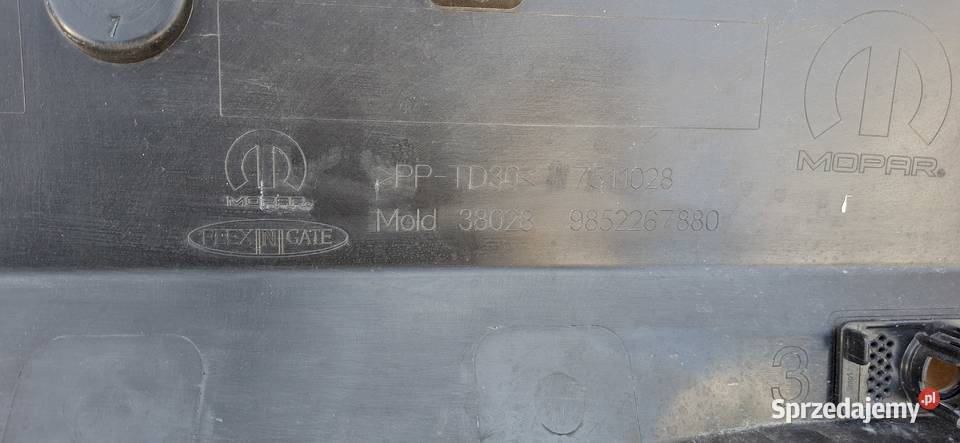 PEUGEOT 2008 II ZDERZAK TYŁ TYLNY DYFUZOR osobowe Bieleń