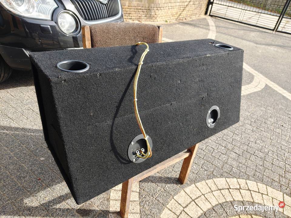Skrzynia basowa bassowa subwoofer tuba dual 2x śląskie Niegowonice