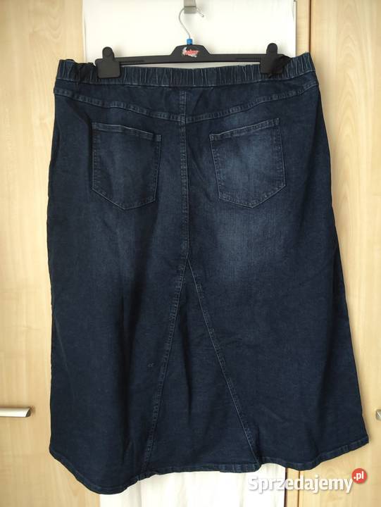 Spódnica jeansowa długa granat Ruciane-Nida