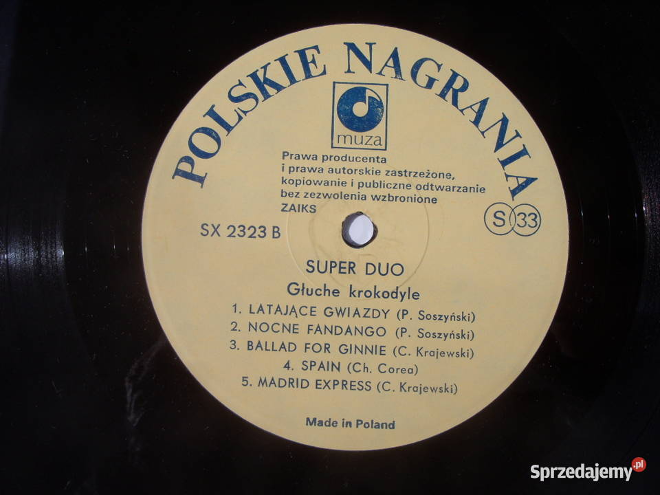 LP Jazz SUPER DUO 2 plyty winylowe Wołów