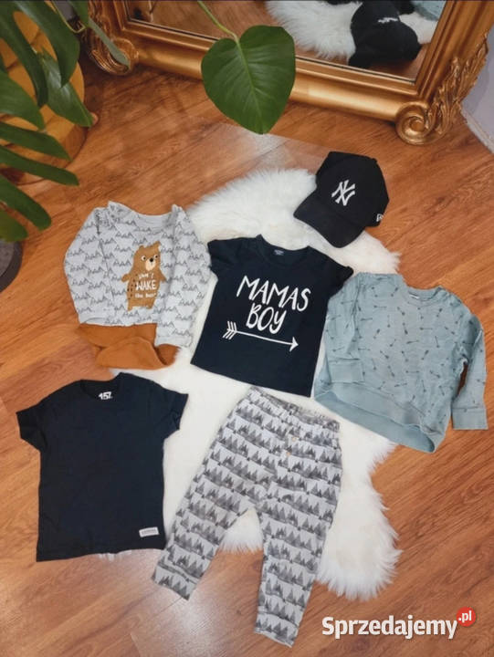 Bluza spodnie legginsy body koszulka czarna r86 Dresy śląskie Katowice