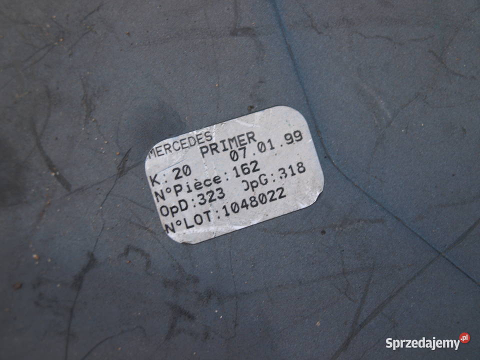 Mercedes A klasa W168 błotnik prawy przód 1997 części blacharskie Kalisz