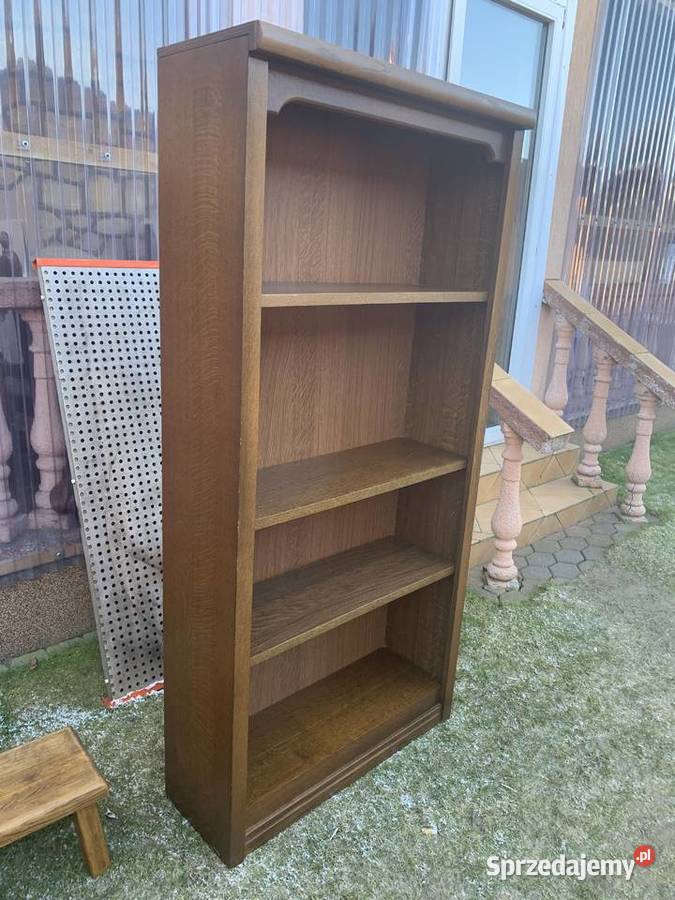 Ładny dębowy regał 79meble holenderskie Ślesin sprzedam