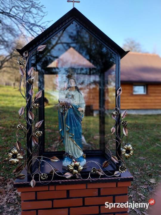 Kapliczka metalowa kapliczki przydrożne Ogród Łężyny