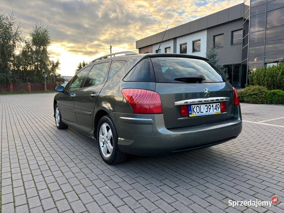 Peugeot 407 ŚW 16 HDi 2009r Panorama 110KM Rzeszów sprzedam