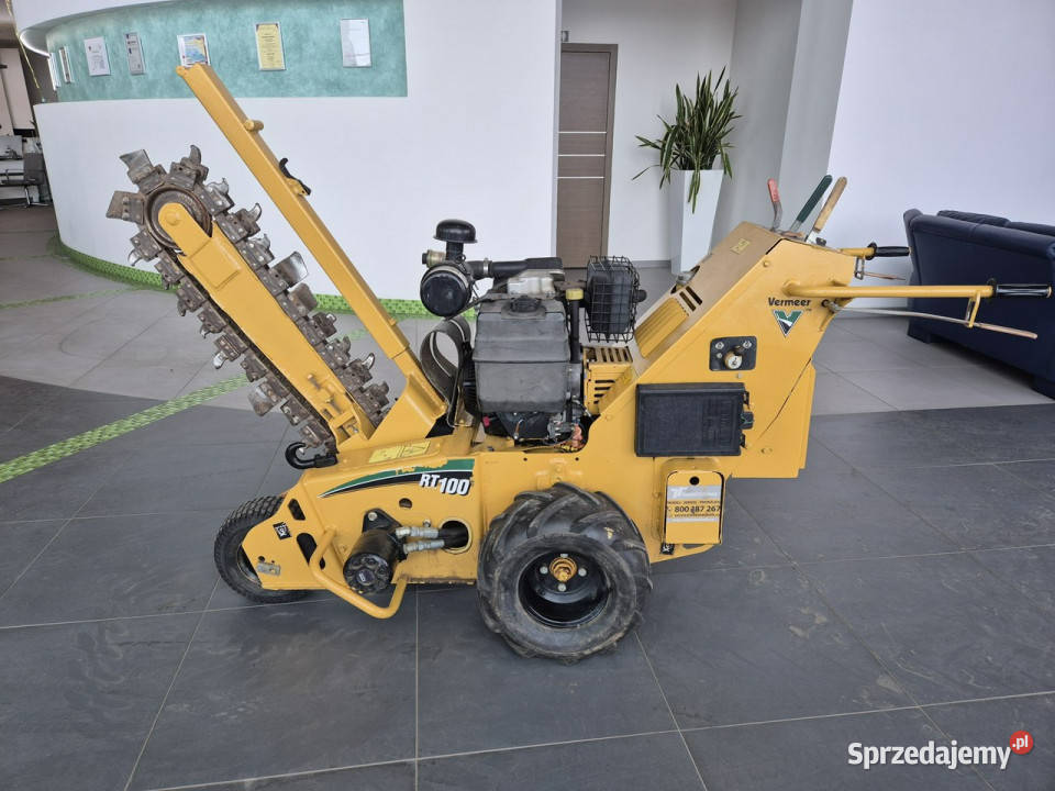 minikoparka Vermeer RT 100 PIŁA DO ROWÓW MINI Rok produkcji 2007 śląskie Łaziska Górne