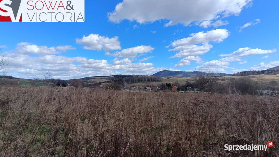 Słoneczna widokowa działka Jabłów