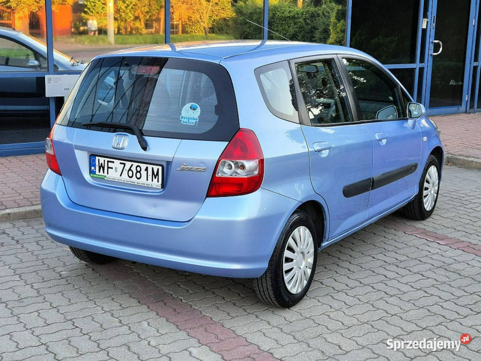 Honda Jazz klimatyzacja sprawna polski salon VAT marża mazowieckie Warszawa
