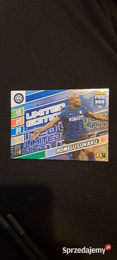 Karta panini edycja limitowana Romelu Lukaku Plastik  Rzeszów sprzedam