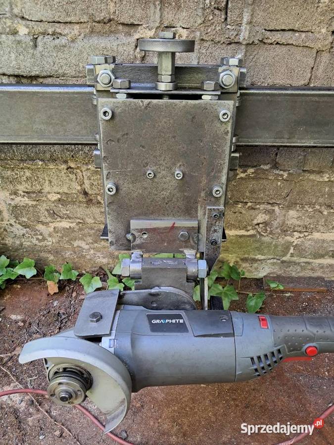 Przecinarka tarczowa kątowa szynowa