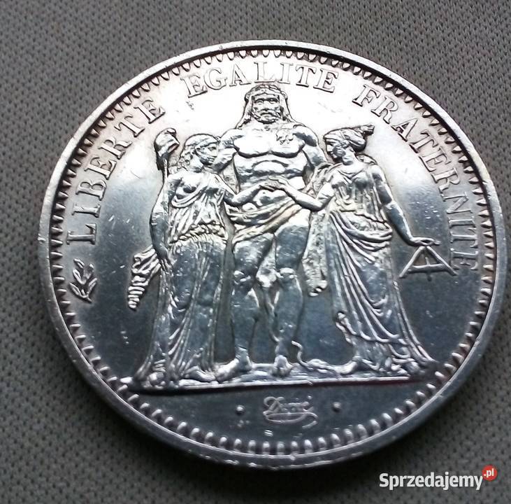 FRANCJA10 FRANKÓW1965 r SREBRO 0900 HERKULES