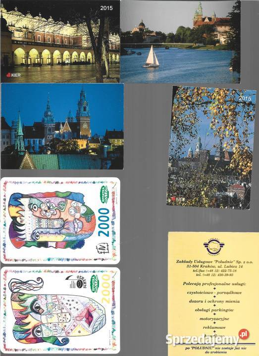 Kalendarzyki listkowe KRAKÓW
