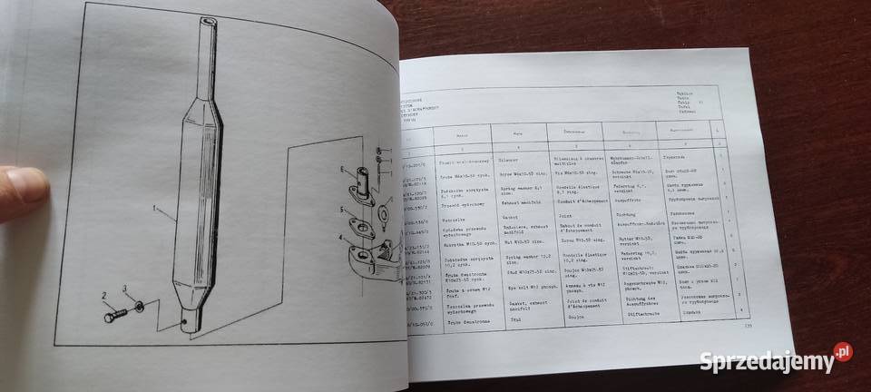 Wózek widłowy Rak 3A 3B katalog części