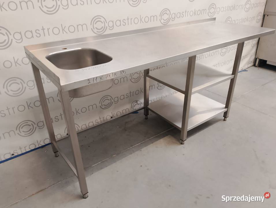 STÓŁ BAROWY ZE ZLEWEM 210X70X85 Wrocław sprzedam