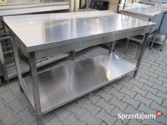 STÓŁ GASTRONOMICZNY Z PÓŁKĄ 1607085 NOWY sprzedam