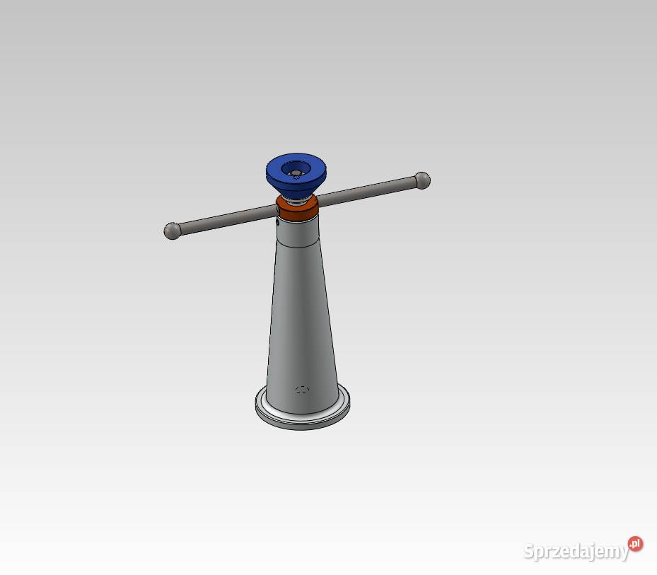 Podnośnik śrubowy przekładnia zębata 3D CAD warmińsko-mazurskie Olsztyn
