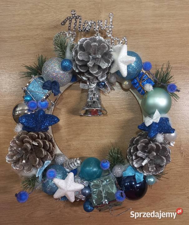 Stroik bożonarodzeniowy niebieski Radzymin