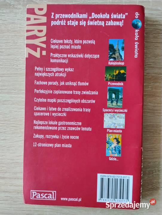 Paryż przewodnik Pascal Poradniki, albumy i reportaże sprzedam