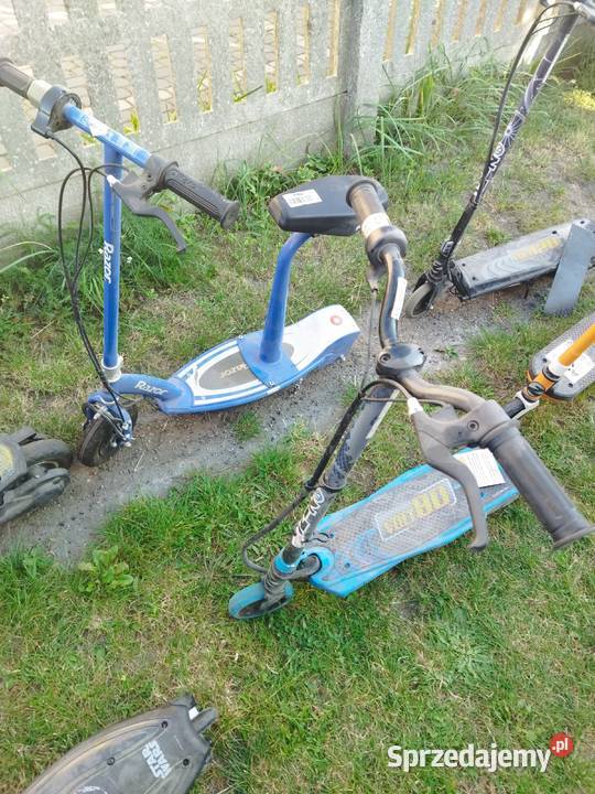 Hulajnoga elektryczne pakiet 7 sztuk wielkopolskie Ostrów Wielkopolski