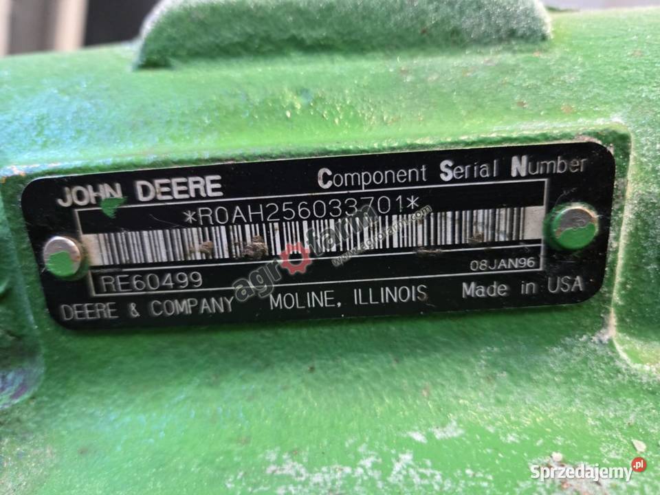Przedni most John Deere 7800 dolnośląskie