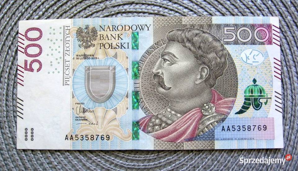 Polska 500 2016r Seria AB Kalisz