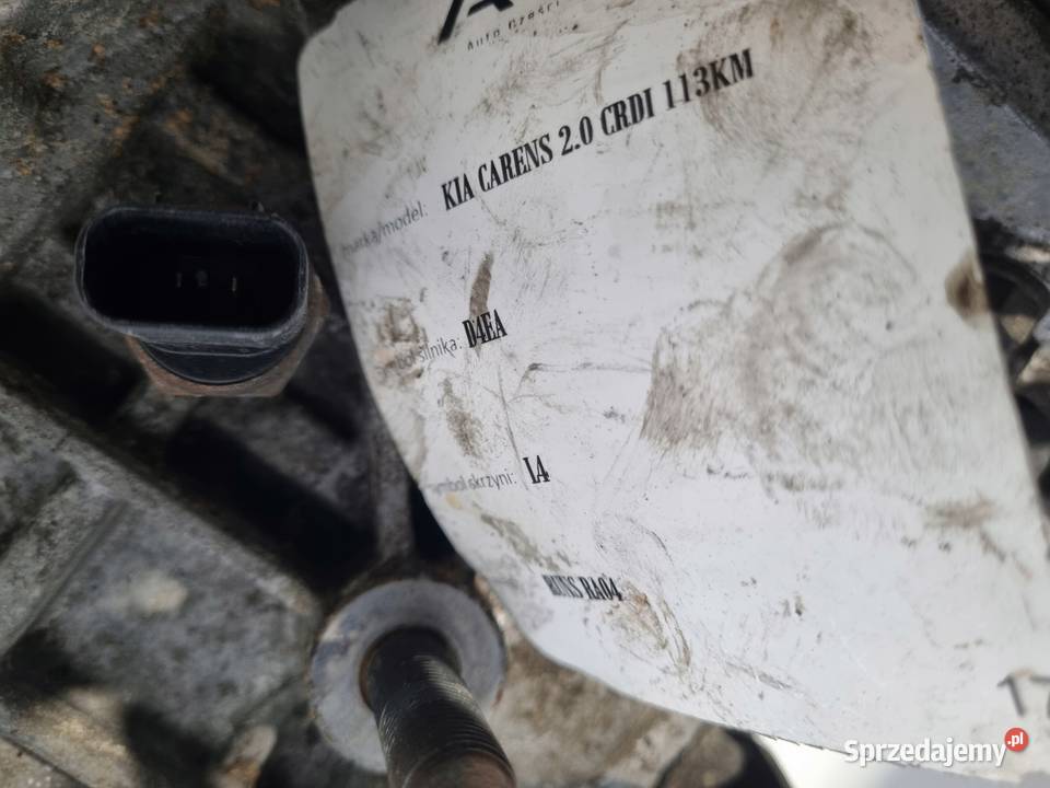 SKRZYNIA BIEGÓW Kia Carens II 20 CRDI 113
