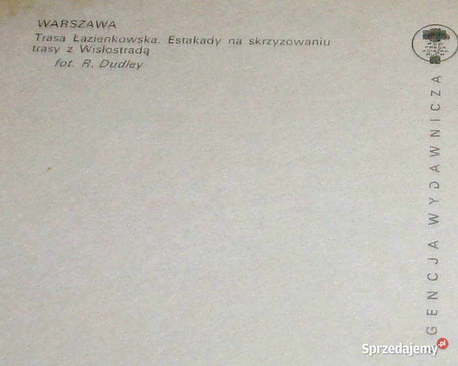 Warszawa na pocztówce z lat siedemdziesiątych Pruszków sprzedam