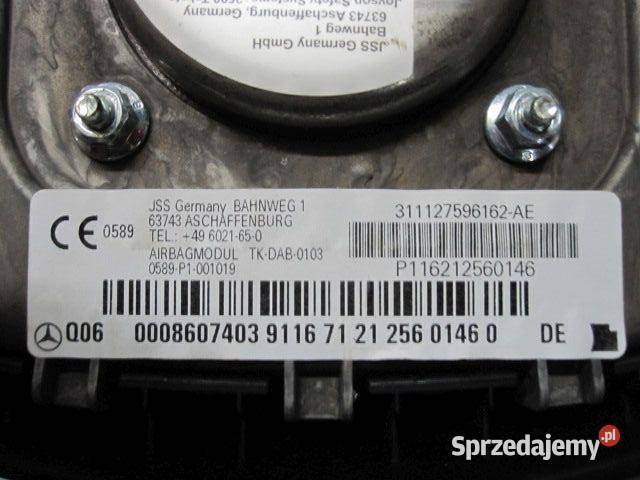 MERCEDES W169 LIFT 09r AIRBAG poduszka kierowcy świętokrzyskie sprzedam