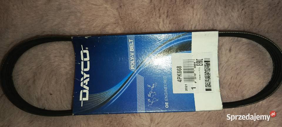 Dayco 4PK668 Pasek klinowy wielorow OpelLancia Paski napędowe śląskie sprzedam