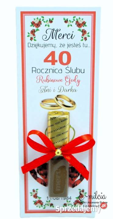 Merci podziękowania gości z okazji Rocznicy lubuskie Zielona Góra