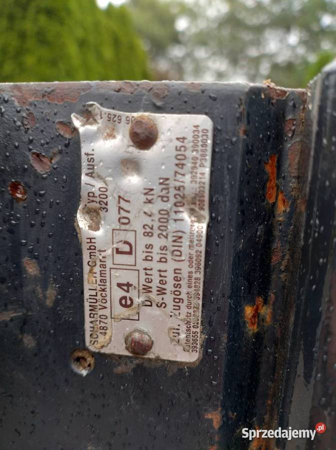 Zaczep dolny górny listwa dolna szyna zaczepu Turkowice