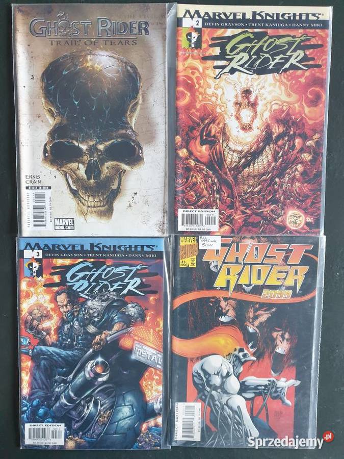 Ghost Rider kolekcja 20 oryginalnych komiksów Gdynia