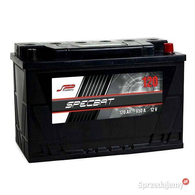 Akumulator SPECBAT AGRO 120Ah 850A EN PRAWY PLUS dostawcze Bytów