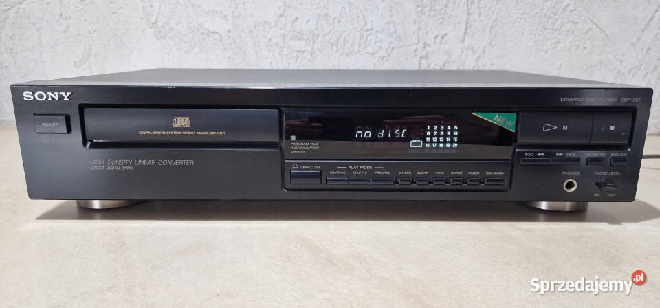 Cd player SONY CDP 397 CDP397 odtwarzacz Odtwarzacze CD i MD wielkopolskie Międzychód