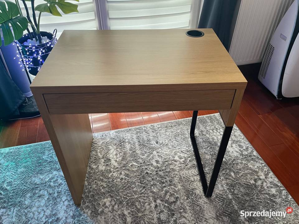 Biurko Micke imitacja dębu 73x50 IKEA Walendów