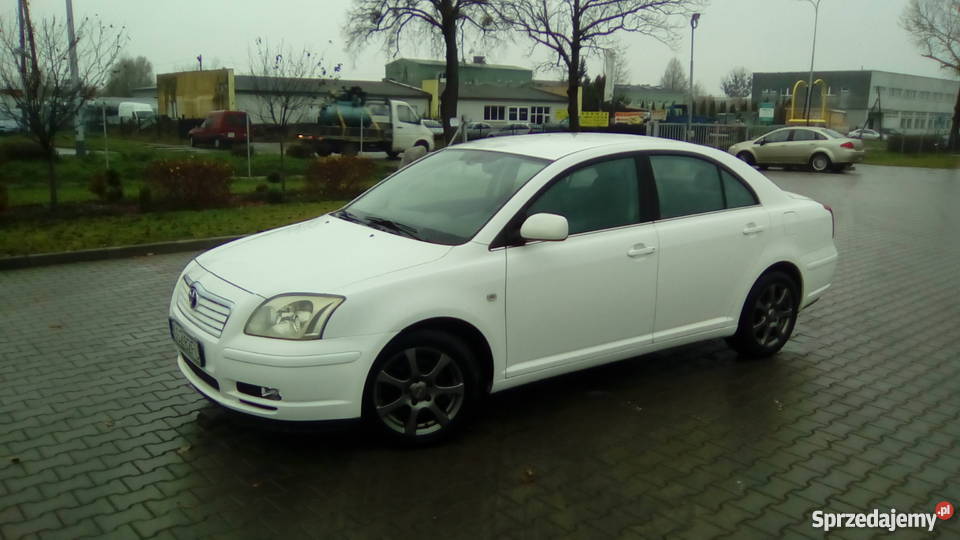 Toyota Avensis 22 Diesel biała perła bogata tempomat Avensis Elbląg sprzedam