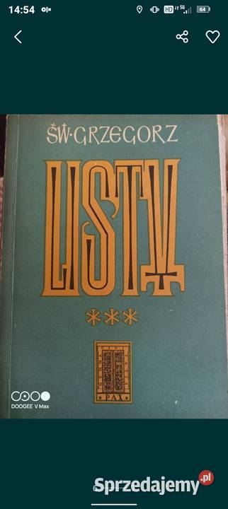 Listy św Grzegorza KOMPLET miękka