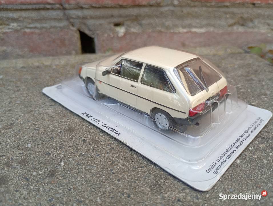 ZAZ 1102 TAVRIA model kolekcja 143 kultowe auta Modelarstwo Warszawa sprzedam