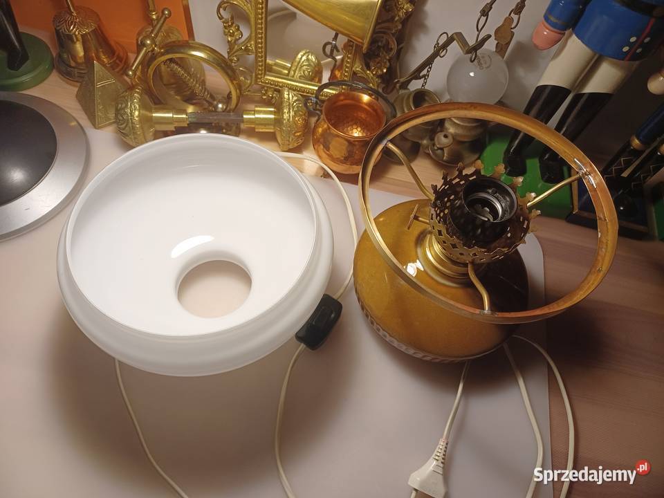 Lampa stołowa PRL Poznań