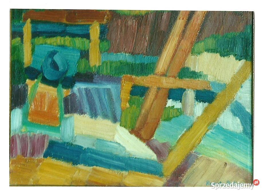 Obrazy oleje Obiekty pejzaże natura Renata Warszawa sprzedam