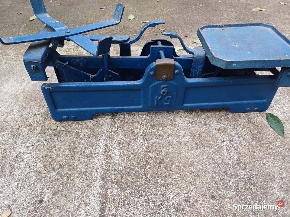 Stara szalkowa waga Lubań