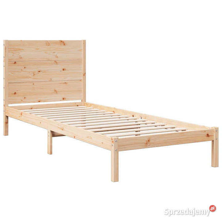Dłuższe łóżko bez materaca lite drewno 100x220 Warszawa sprzedam